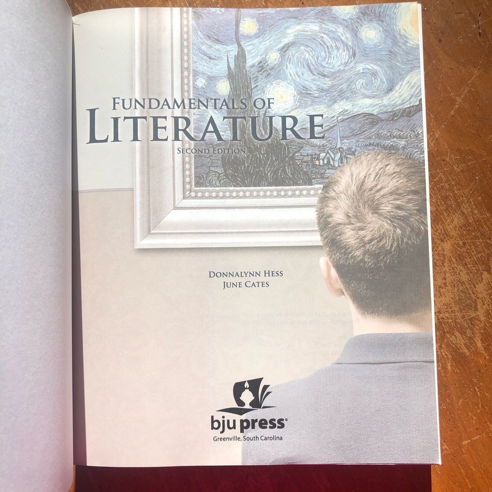Fundamentals Of Literature 2nd Edition BJU Press - Picture 2 of 4